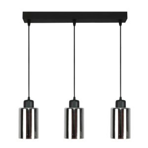 Lampa wisząca sufitowa loft EDYLIT grafitowy klosz 3xE27 LOYD SV 15-572 1048852 Lampa wisząca sufitowa loft EDYLIT grafitowy klosz 3xE27 LOYD SV 15-572 1048852