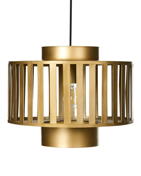 Lampa wisząca sufitowa metalowa mosiężna 716077