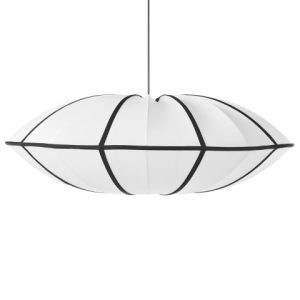 Lampa wisząca sufitowa nylonowa biała 536888 Lampa wisząca sufitowa nylonowa biała 536888