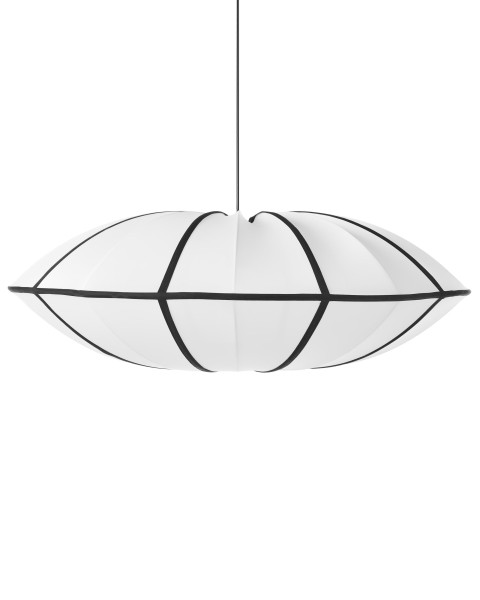 Lampa wisząca sufitowa nylonowa biała 536888