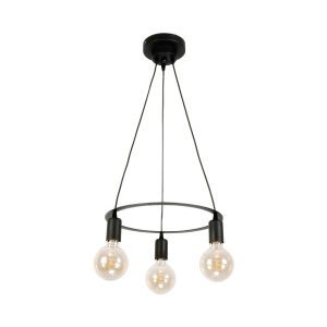 Lampa wisząca sufitowa okrągła żyrandol loft nad stół 3xE27 FRANTZ 14-412 1005221 Lampa wisząca sufitowa okrągła żyrandol loft nad stół 3xE27 FRANTZ 14-412 1005221