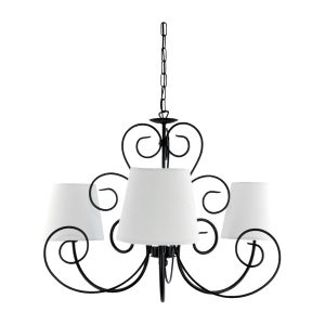 Lampa wisząca sufitowa retro klasyczna czarna EDYLIT 3xE27 MORENA 10-352 1048966 Lampa wisząca sufitowa retro klasyczna czarna EDYLIT 3xE27 MORENA 10-352 1048966
