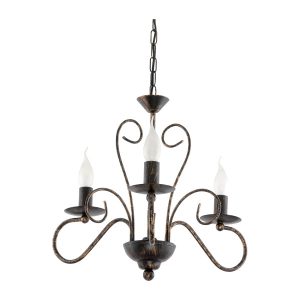 Lampa wisząca sufitowa retro vintage stare złoto EDYLIT 3xE14 ADIS 10-592 1048972 Lampa wisząca sufitowa retro vintage stare złoto EDYLIT 3xE14 ADIS 10-592 1048972