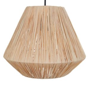 Lampa wisząca sufitowa słomiany klosz naturalna 305800 Lampa wisząca sufitowa słomiany klosz naturalna 305800