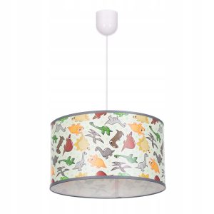 Lampa wisząca sufitowa żyrandol abażur Dinozaury Jurassic 335606