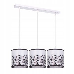 Lampa wisząca sufitowa żyrandol abażur nadruk Piłka Nożna 335604