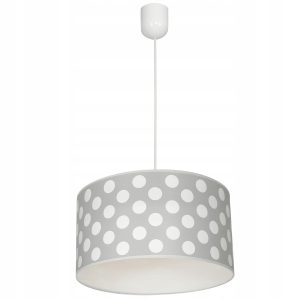 Lampa wisząca sufitowa żyrandol nadruk abażur Kropki 335409 Lampa wisząca sufitowa żyrandol nadruk abażur Kropki 335409