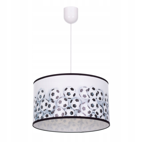 Lampa wisząca sufitowa żyrandol nadruk PIŁKA no abażur sport 335602