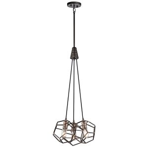 Lampa wisząca surowa stal Rocklyn 3xE27x100W wym: 188×47,6×47,6 cm Kichler 849307 Lampa wisząca surowa stal Rocklyn 3xE27x100W wym: 188×47,6×47,6 cm Kichler 849307
