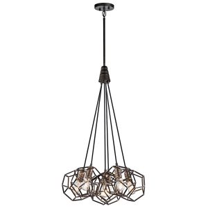 Lampa wisząca surowa stal Rocklyn 6xE27x100W wym: 188×57,6×57,6 cm Kichler 849277 Lampa wisząca surowa stal Rocklyn 6xE27x100W wym: 188×57,6×57,6 cm Kichler 849277