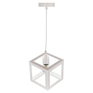 Lampa wisząca Sweden metalowa biała 194498 Lampa wisząca Sweden metalowa biała 194498
