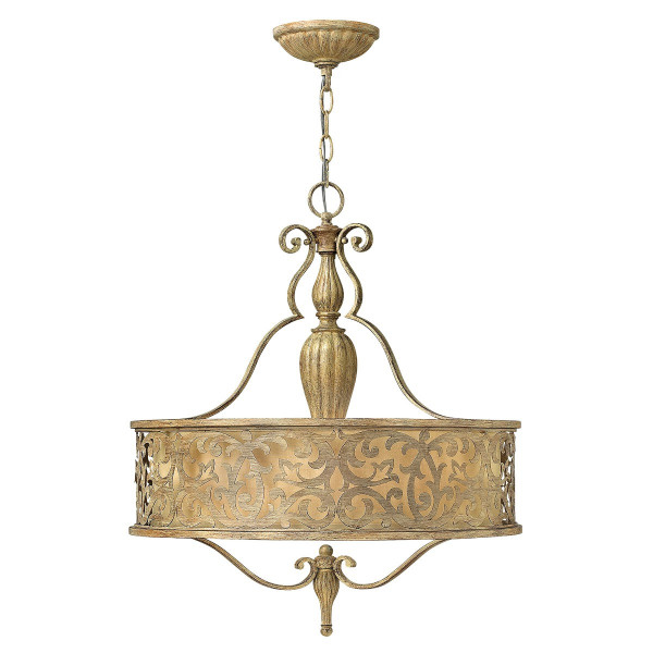 Lampa wisząca szampańska Carabel 3xE27x60W wym: 374x53,3x53,3 cm Hinkley 849337