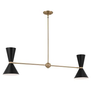 Lampa wisząca szampański brązowo-czarna PHIX 4xE27x40W Kichler 836374 Lampa wisząca szampański brązowo-czarna PHIX 4xE27x40W Kichler 836374