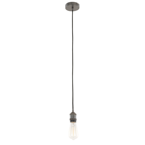 Lampa wisząca szara Classo 1xE27x40W wym: 150x10x10 cm Italux 854503