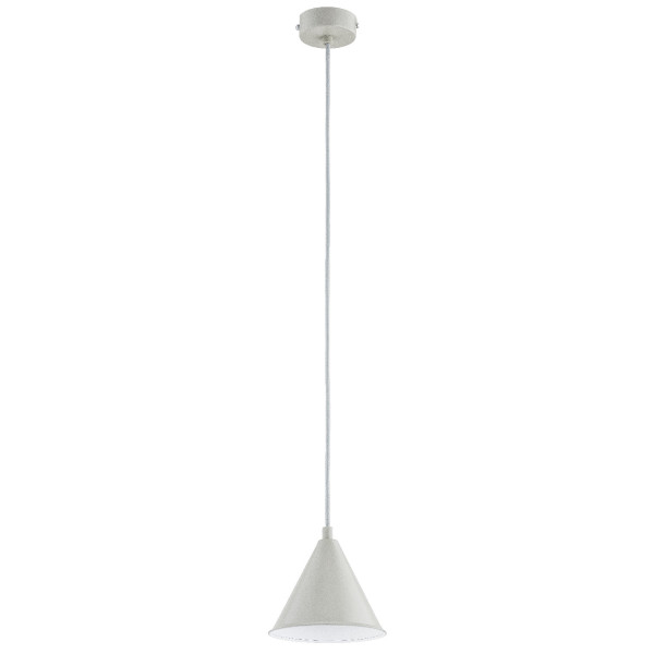 Lampa wisząca szara GANNA 1xE14x10W wym: 85x15x15 cm Alfa 841641
