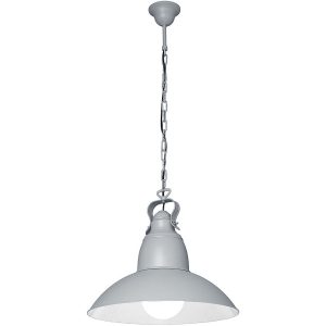Lampa wisząca szara KATILA 1xE27x60W wym: 70x36x36 cm Aldex 860883