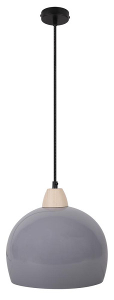 Lampa wisząca szara MONROE 1xE14x60W wym: 100x25x25 cm Candellux 924184