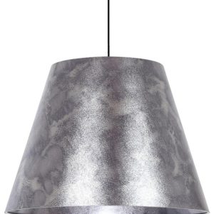 Lampa wisząca szara PLATINO 1xE27x60W wym: 100x35x35 cm Candellux 924495