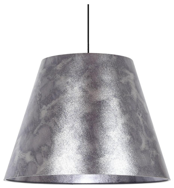 Lampa wisząca szara PLATINO 1xE27x60W wym: 100x35x35 cm Candellux 924495