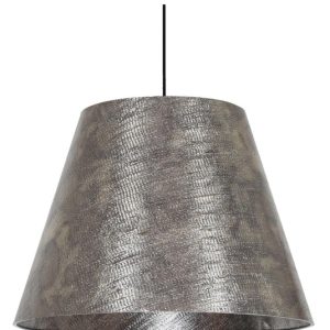 Lampa wisząca szara PLATINO 1xE27x60W wym: 100x35x35 cm Candellux 924190