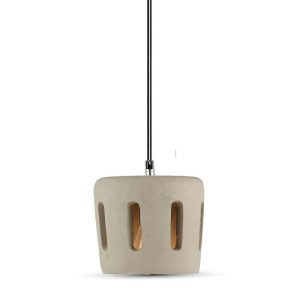 Lampa wisząca szaro-aluminiowy VT-7202 1xE27x60W wym: 110x18x18 cm V-TAC 850860 Lampa wisząca szaro-aluminiowy VT-7202 1xE27x60W wym: 110x18x18 cm V-TAC 850860