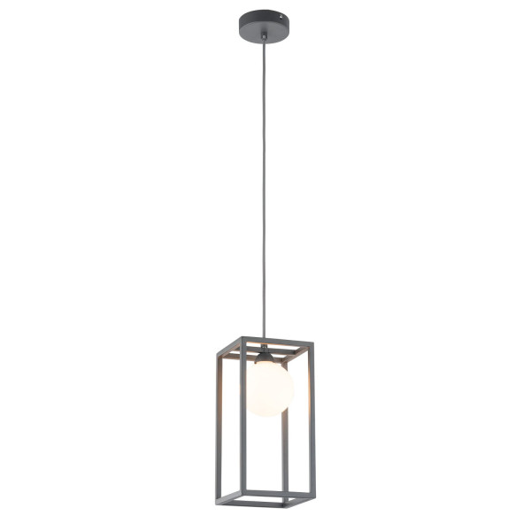 Lampa wisząca szaro-biała Daisy 1xG9x4W wym: 120x14x14 cm Italux 858107