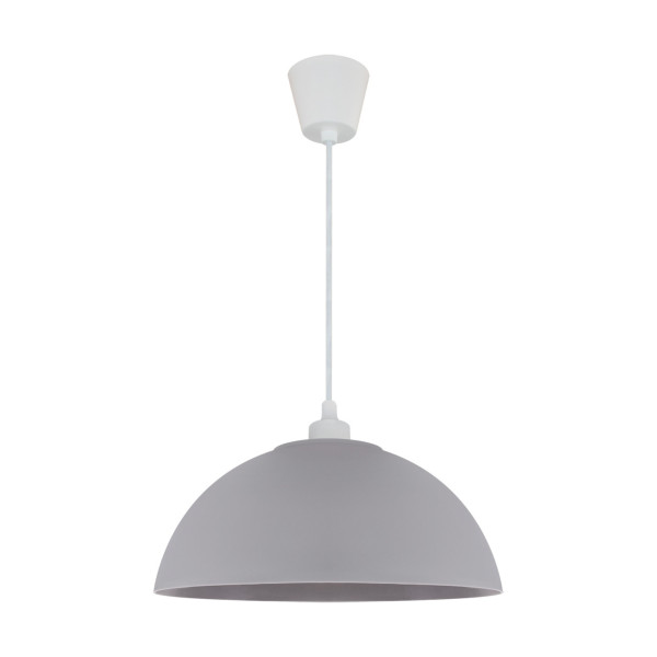 Lampa wisząca szaro-biała INKA 1xE27x25W wym: 109,5x29x29 cm Struhm 841682