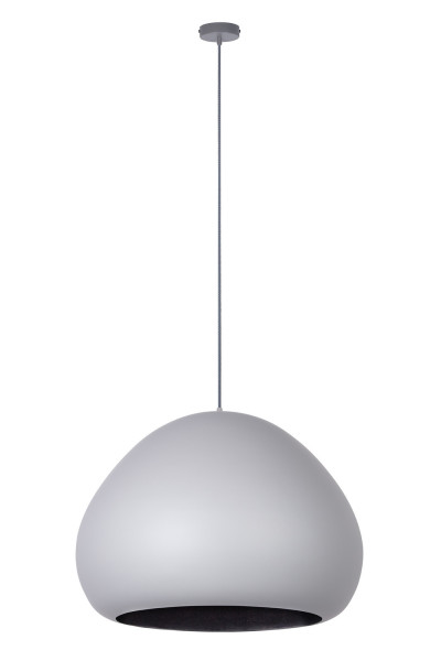 Lampa wisząca szaro-czarna LAVA 1xE27x15W wym: 160x52x52 cm Sigma Lighting 841880