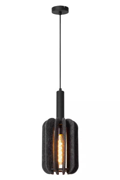 Lampa wisząca szaro-odcienie szarości-czarna RAFAL 1xE27x40W Lucide 850248