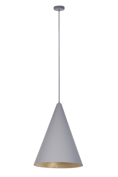 Lampa wisząca szaro-złota VESUVIO 1xE27x15W Sigma Lighting 837429