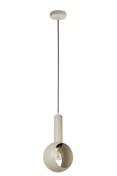 Lampa wisząca szary beż VITRUM 1xE27x15W wym: 120x17x10 cm Sigma Lighting 836428
