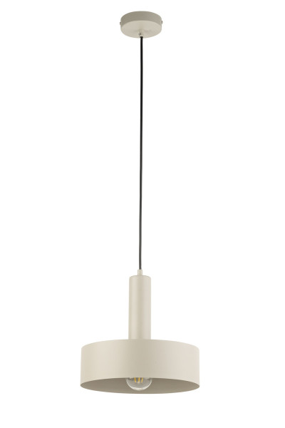 Lampa wisząca szary beż VITRUM 1xE27x15W wym: 120x27x27 cm Sigma Lighting 836241