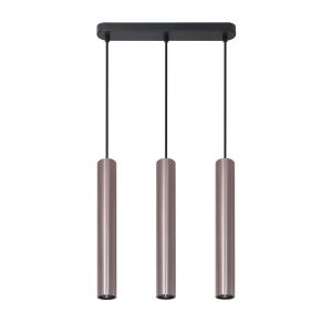 Lampa wisząca szary galwanizowano-satynowa czerń LUNGOMARE 3xGU10x10W Polux 845224 Lampa wisząca szary galwanizowano-satynowa czerń LUNGOMARE 3xGU10x10W Polux 845224