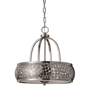 Lampa wisząca szczotkowana stal Zara 4xE27x60W Feiss 849771 Lampa wisząca szczotkowana stal Zara 4xE27x60W Feiss 849771