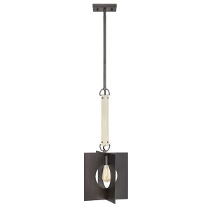 Lampa wisząca szczotkowany grafit Ludlow 1xE27x60W Quintiesse 849278