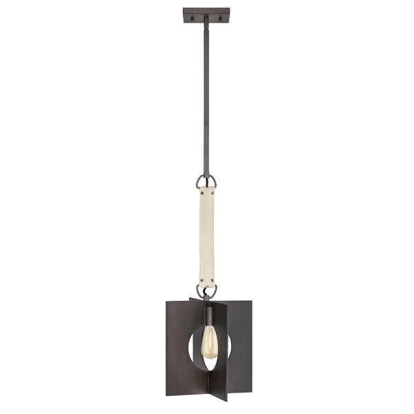 Lampa wisząca szczotkowany grafit Ludlow 1xE27x60W Quintiesse 849278