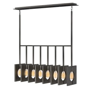 Lampa wisząca szczotkowany grafit Ludlow 8xE27x60W Quintiesse 849222