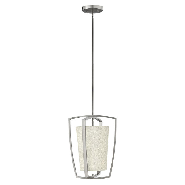 Lampa wisząca szczotkowany nikiel Blakely 1xE27x100W Hinkley 849761