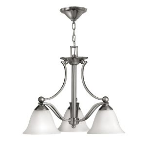 Lampa wisząca szczotkowany nikiel Bolla 3xE27x60W Hinkley 850399