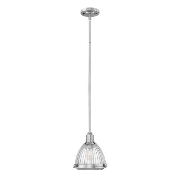 Lampa wisząca szczotkowany nikiel Elroy 1xE27x60W Quintiesse 850402