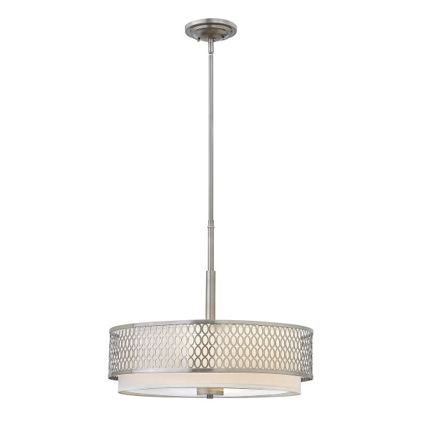 Lampa wisząca szczotkowany nikiel Jules 3xE27x60W Hinkley 849289