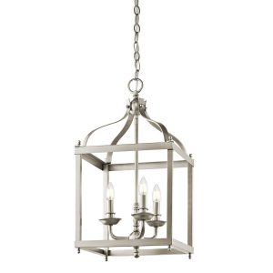 Lampa wisząca szczotkowany nikiel Larkin 3xE14x60W Kichler 849173 Lampa wisząca szczotkowany nikiel Larkin 3xE14x60W Kichler 849173