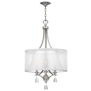 Lampa wisząca szczotkowany nikiel Mime 3xE14x60W Hinkley 849758 Lampa wisząca szczotkowany nikiel Mime 3xE14x60W Hinkley 849758