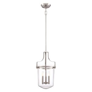 Lampa wisząca szczotkowany nikiel Penn Station 3xE14x40W Quoizel 849201 Lampa wisząca szczotkowany nikiel Penn Station 3xE14x40W Quoizel 849201
