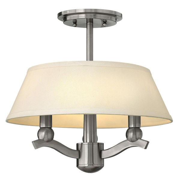 Lampa wisząca szczotkowany nikiel Whitney (HK) 3xE14x60W Hinkley 849404