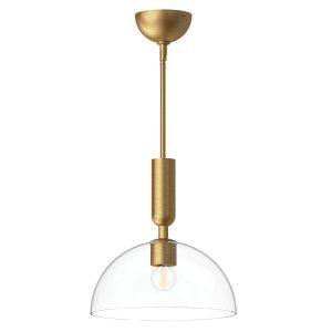 Lampa wisząca szczotkowany złoto-przezroczysty JUDE 1xE27x60W Alora Mood 836885 Lampa wisząca szczotkowany złoto-przezroczysty JUDE 1xE27x60W Alora Mood 836885