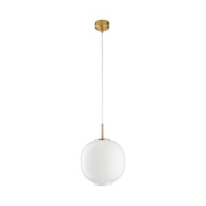 Lampa wisząca szklana BONI biała 35 cm 242372 Lampa wisząca szklana BONI biała 35 cm 242372