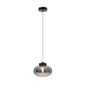 Lampa wisząca szkło dymiona-czarny marmur MOONSTONE 1xE27x7W Maxlight 845815 Lampa wisząca szkło dymiona-czarny marmur MOONSTONE 1xE27x7W Maxlight 845815