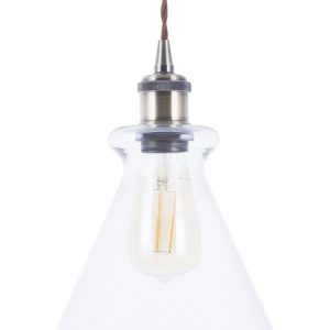 Lampa wisząca Szkło Przezroczysty 142042 Lampa wisząca Szkło Przezroczysty 142042