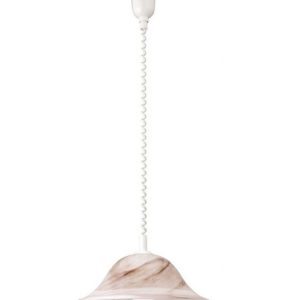 Lampa wisząca szkło tytoniowe alabastrowe Alabastro 1xE27x40W Rabalux 959158 Lampa wisząca szkło tytoniowe alabastrowe Alabastro 1xE27x40W Rabalux 959158